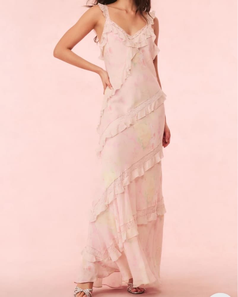 Loveshackfancy Ruffle Maxi Dress - Image 1