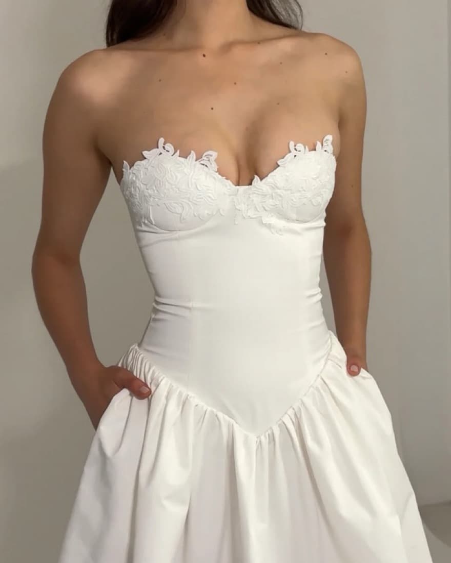 Miss Circle Rowan Drop Wait Dress - Image 3