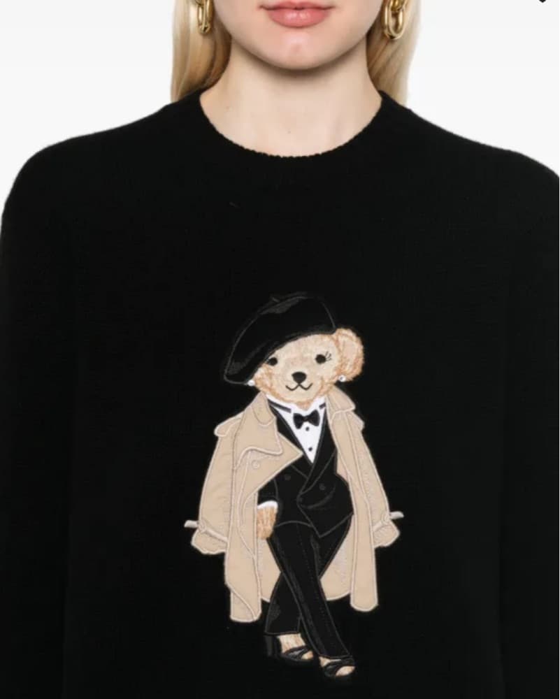 Ralph Lauren Trench Polo Bear Sweater - Image 2