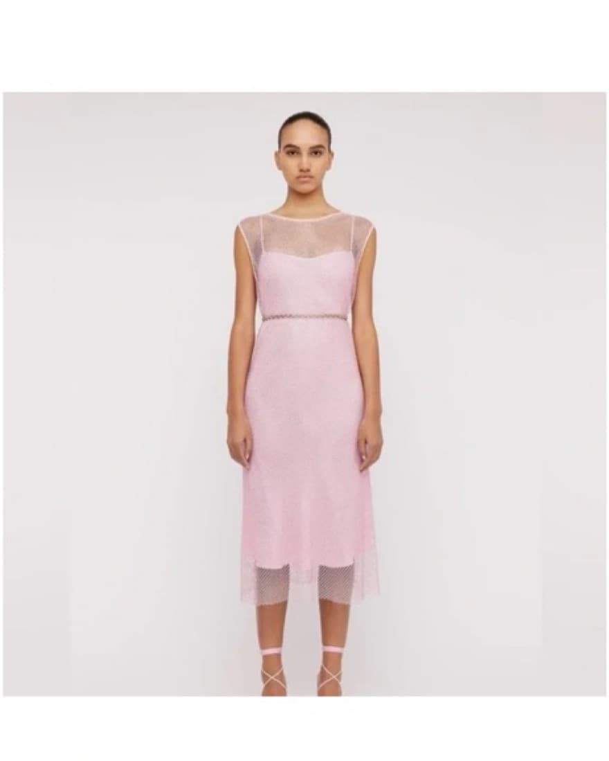 Scanlan Theodore DIAMANTE MESH DRESS PAL - Image 3