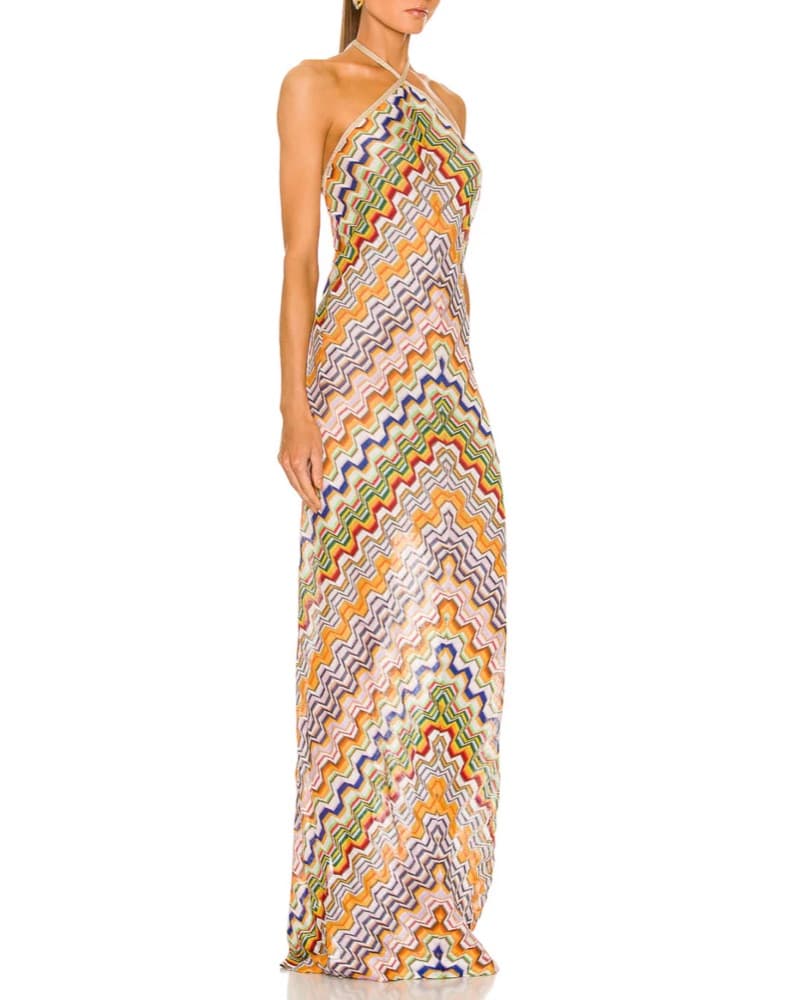 Alexis Demma Halter Long Dress - Image 2