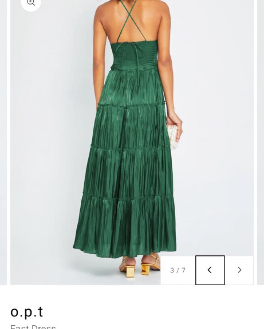 O.p.t. Emerald Green East Dress - Image 2