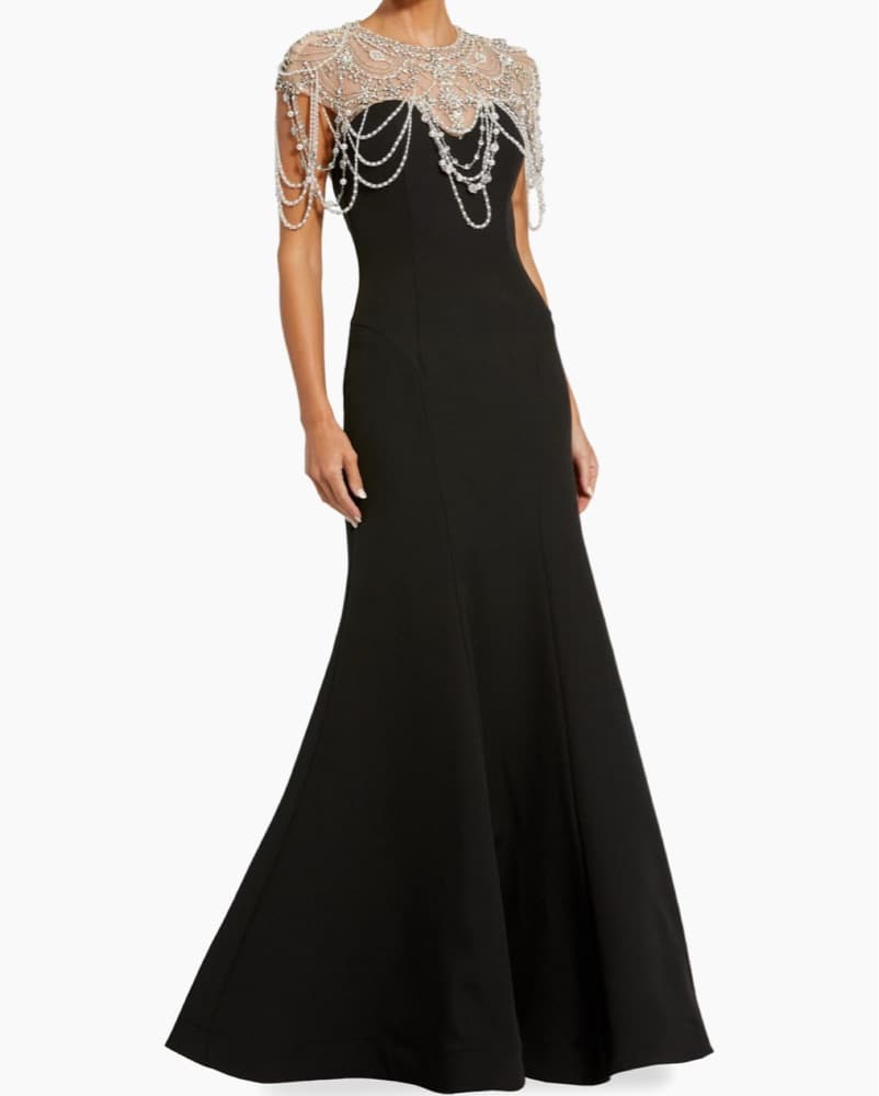 Exquisite Beaded Gown - Image 1