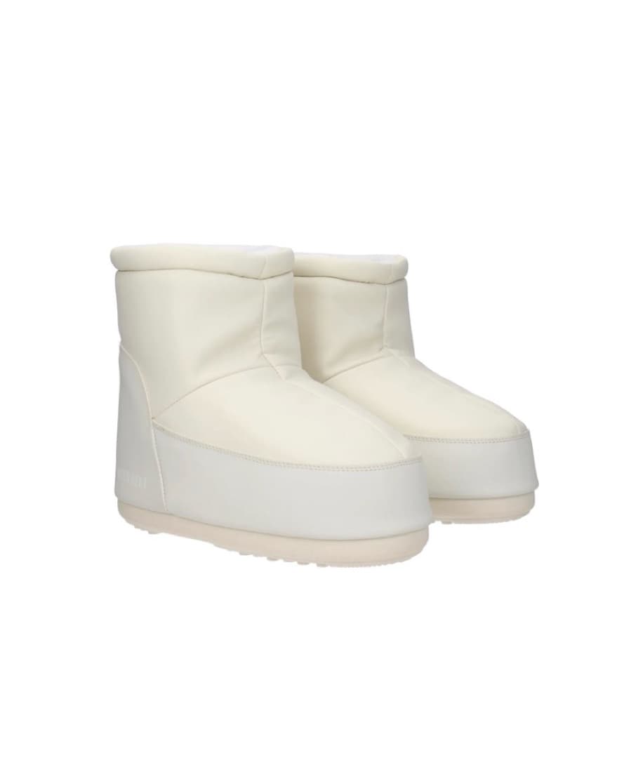 Ivory Leather Moon Boots - Image 2