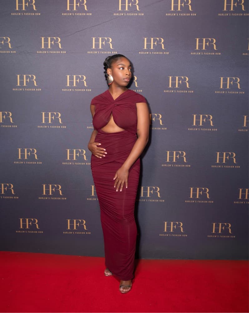 GALA Ronny Kobo Maroon Nasha Dress - Image 3