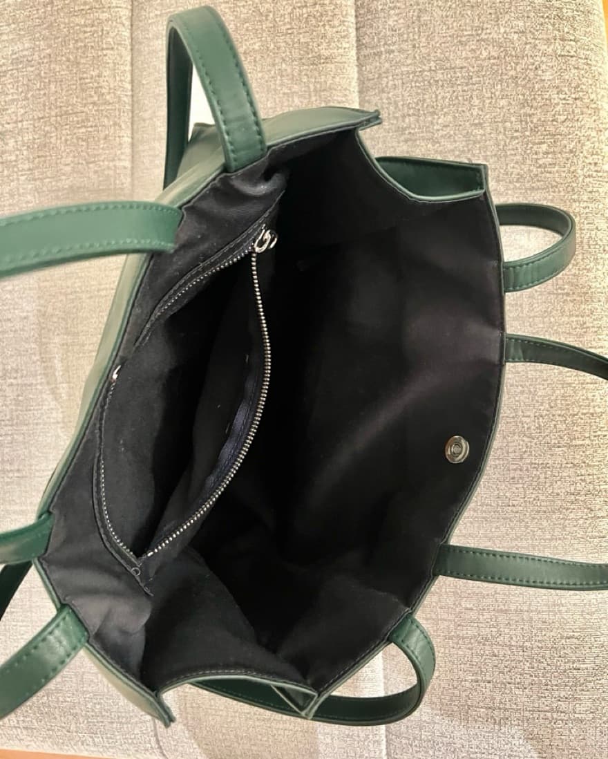 Telfar Medium Shopping Bag In Dark Olive - Image 2