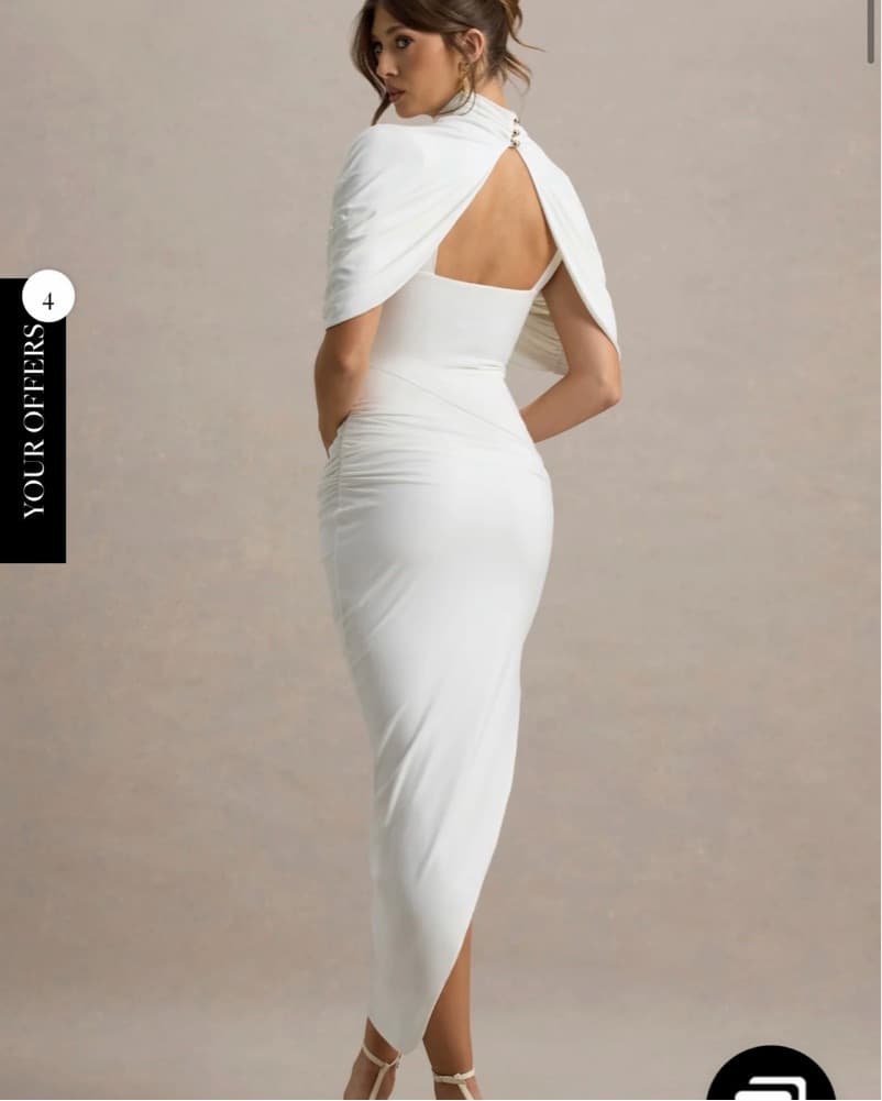 Club London White Dress  - Image 5