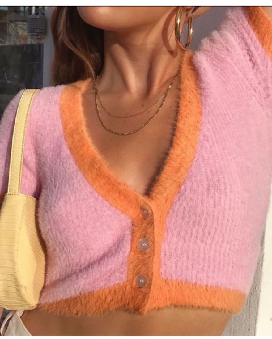 For Love And Lemons Crop Sweater  - Image 1