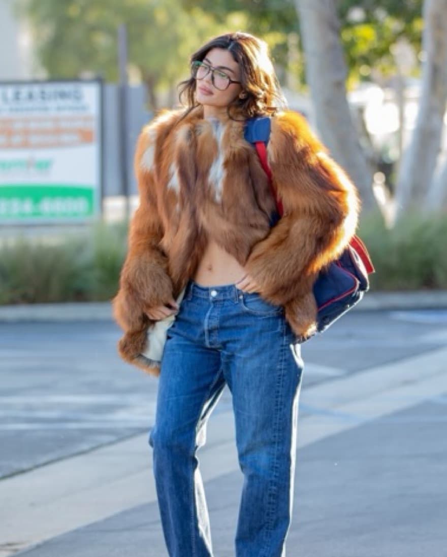 Vintage Red Fox Fur Coat  - Image 1