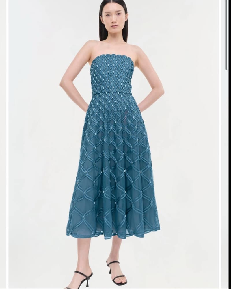 Simkhai Teal Dress - Image 1