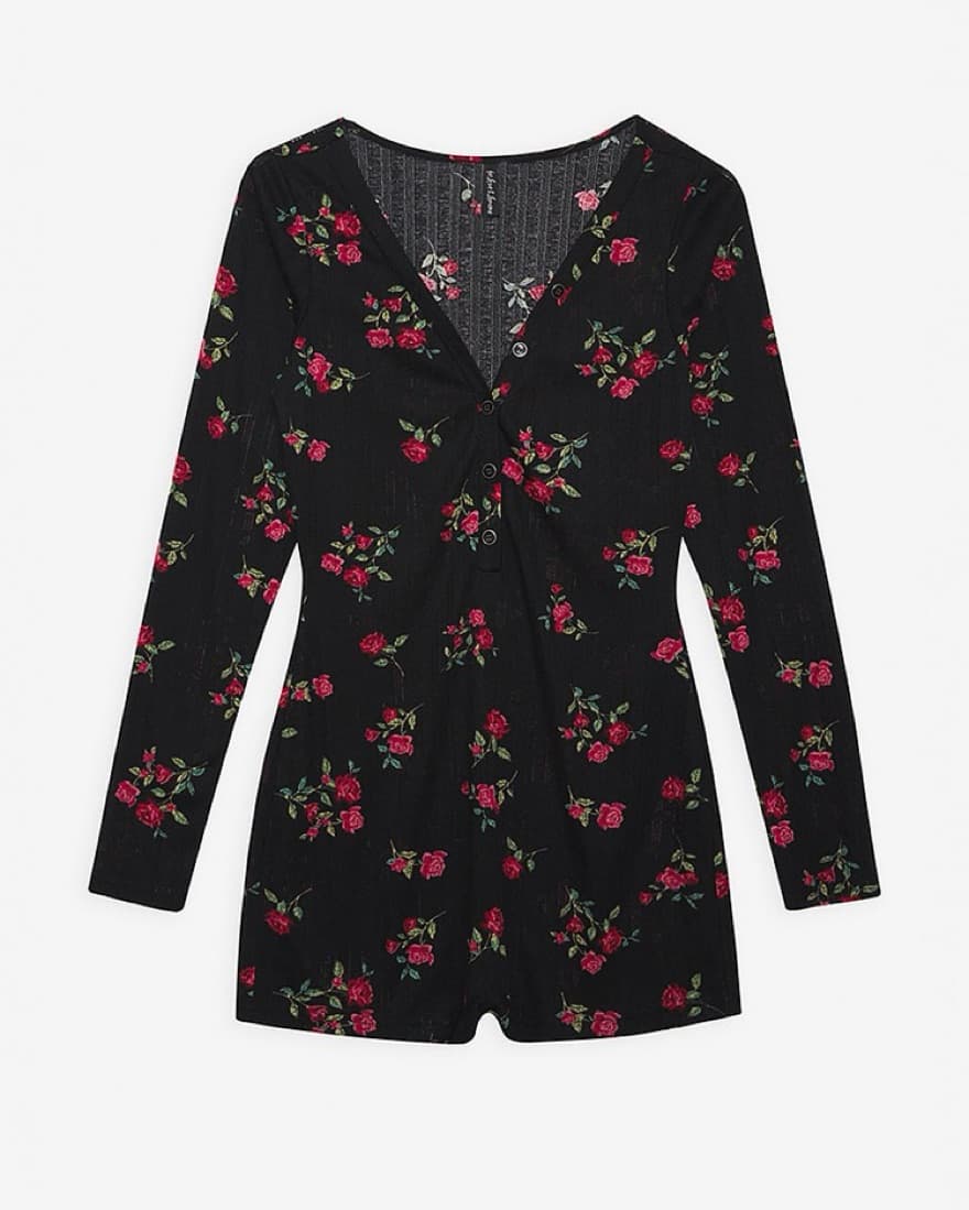 For Love & Lemons Floral Romper - Image 4