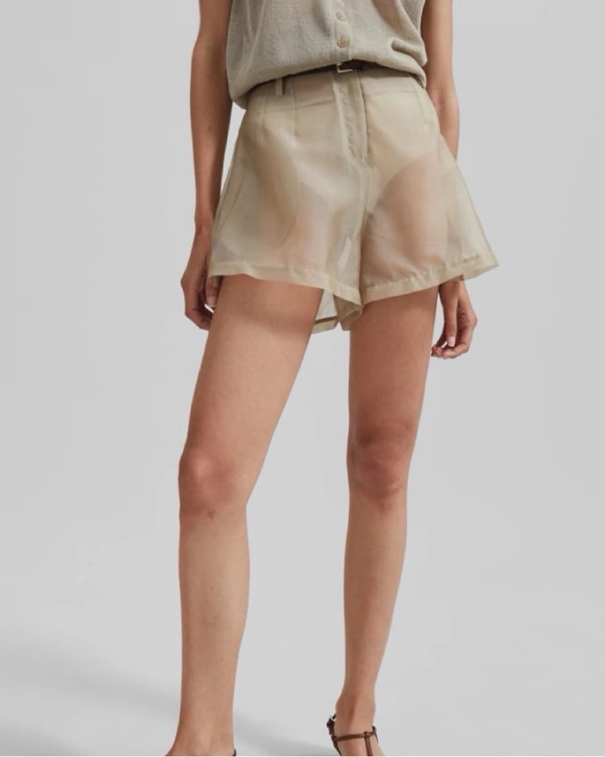 Frankie Shop Lise Sheer Shorts - Image 3