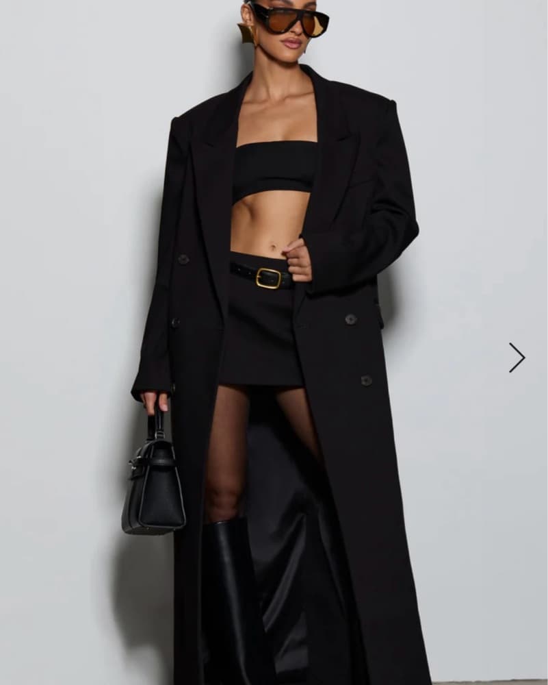 Michelle Coat- Black - Image 1
