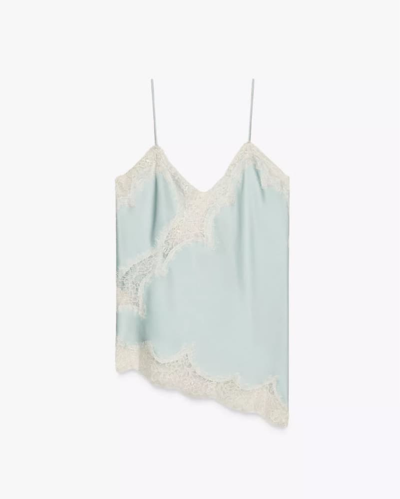 Asymmetrical Lace Cami  - Image 2