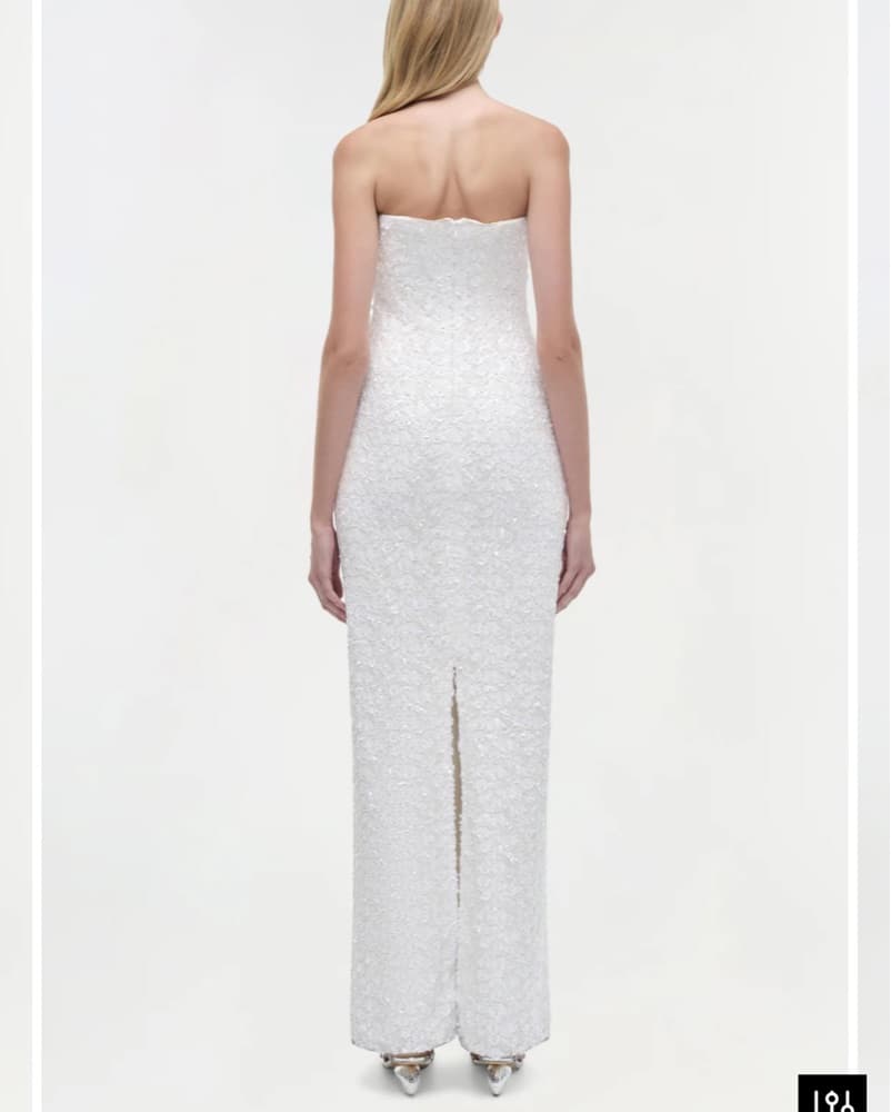 Simkhai Strapless Embellished Gown - Image 4
