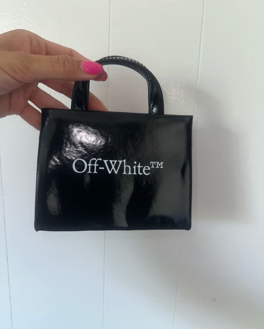 Off-White Mini Baby Box Bag - Image 4
