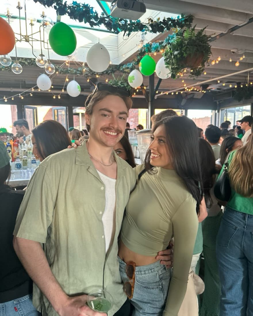 Elysium Long Sleeve Turtleneck Top Green - Image 2