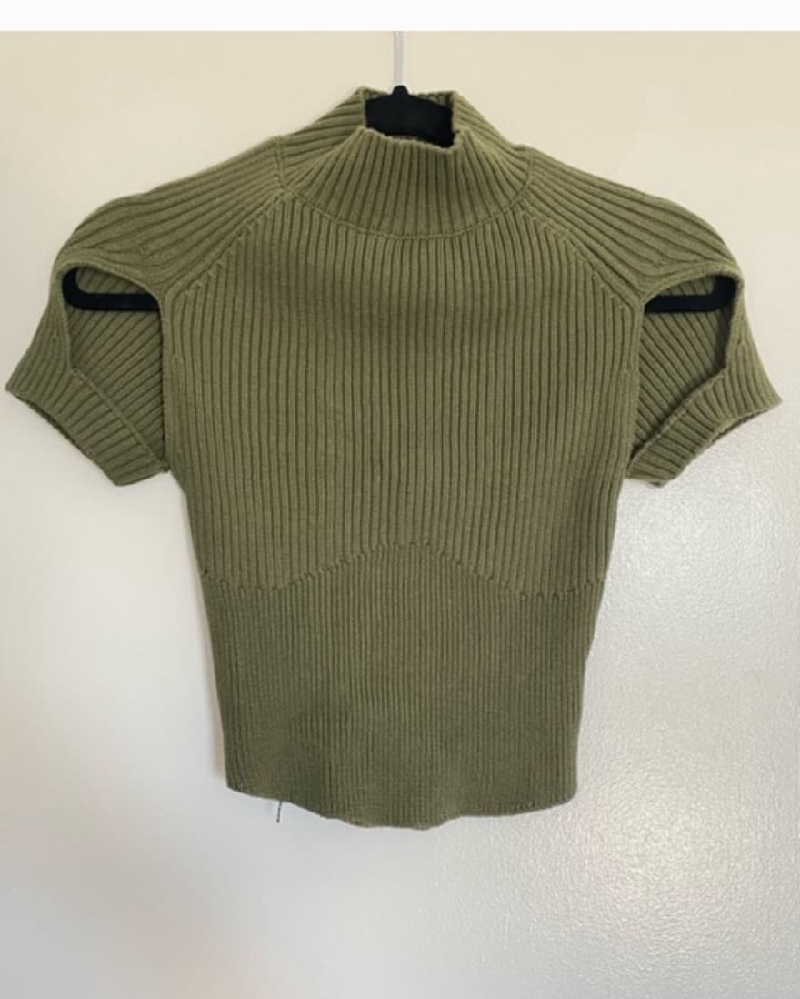 Danielle Guizio Mock Neck Sweater  - Image 1