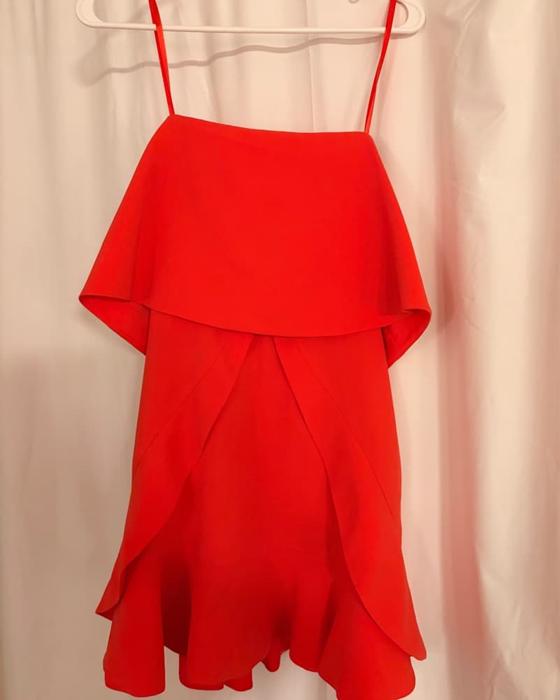 Red BCBG Strapless Mini dress - Image 1