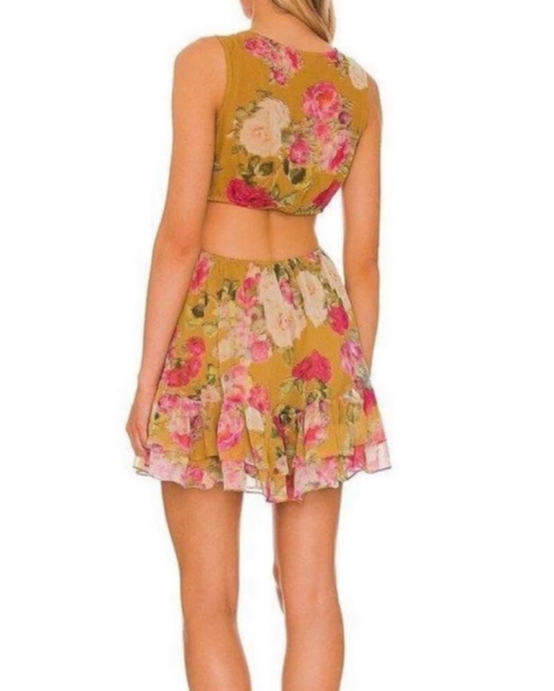 ROCOCO SAND GOLD & TAN DRESS - Image 2