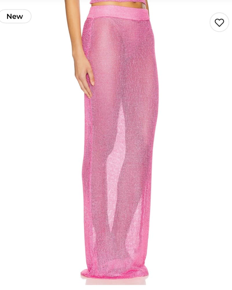 Miranda Maxi Skirt In Pink  - Image 2