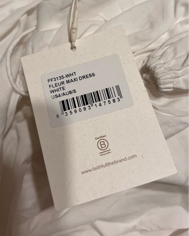 Faithfull White Flowy Maxi Dress - Image 6
