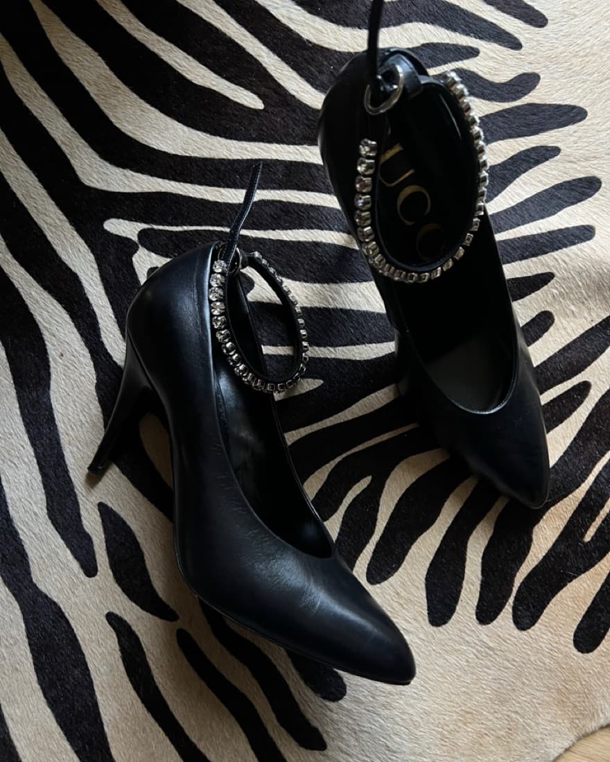 Gucci Crystal Pumps - Image 1