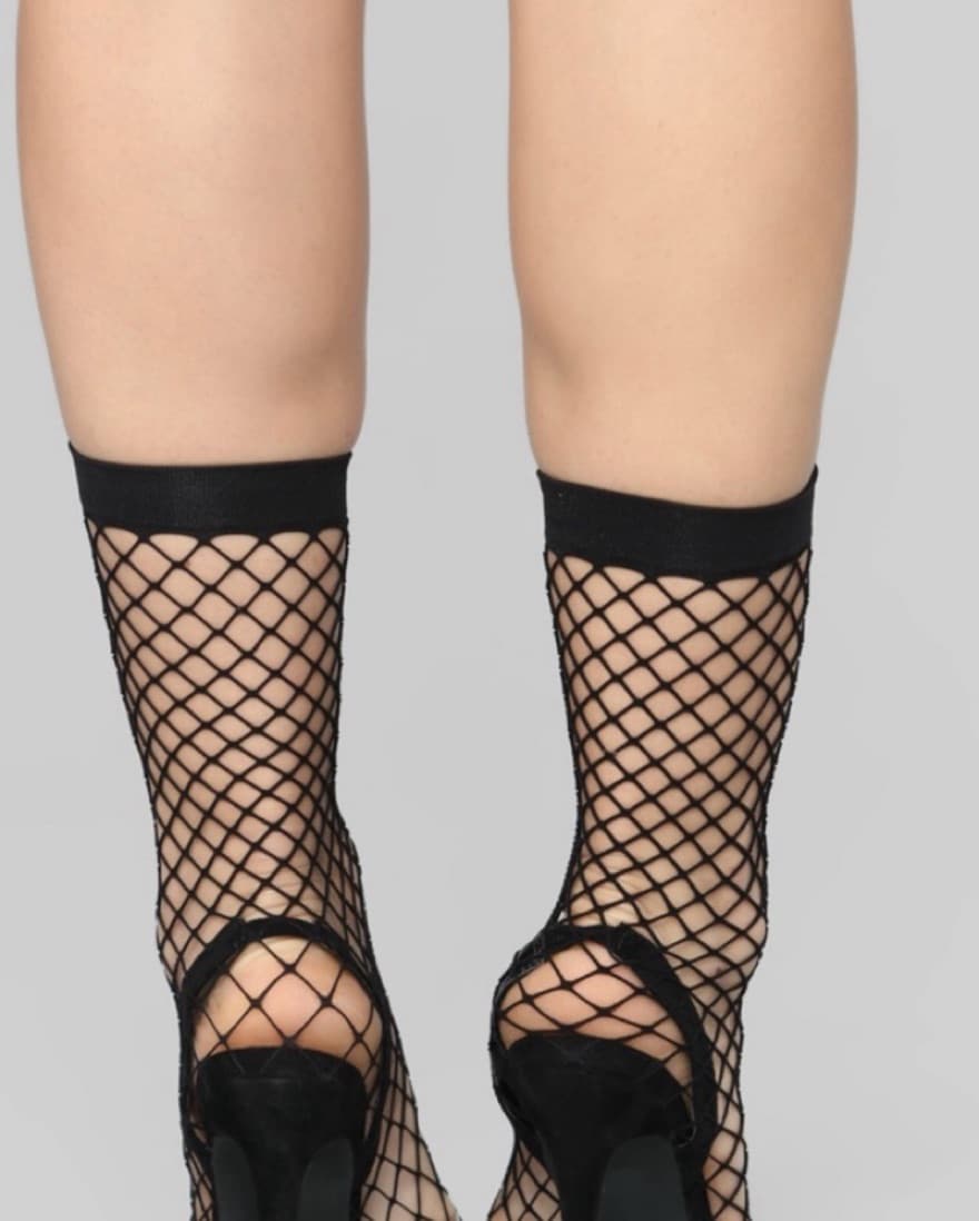 Fishnet PVC Heels - Image 3