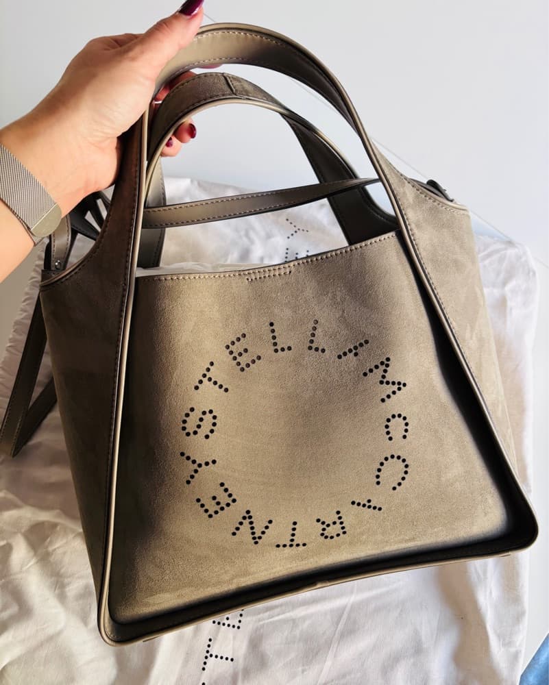 Stylish Stella McCartney Faux Suede Tote Bag - Image 2