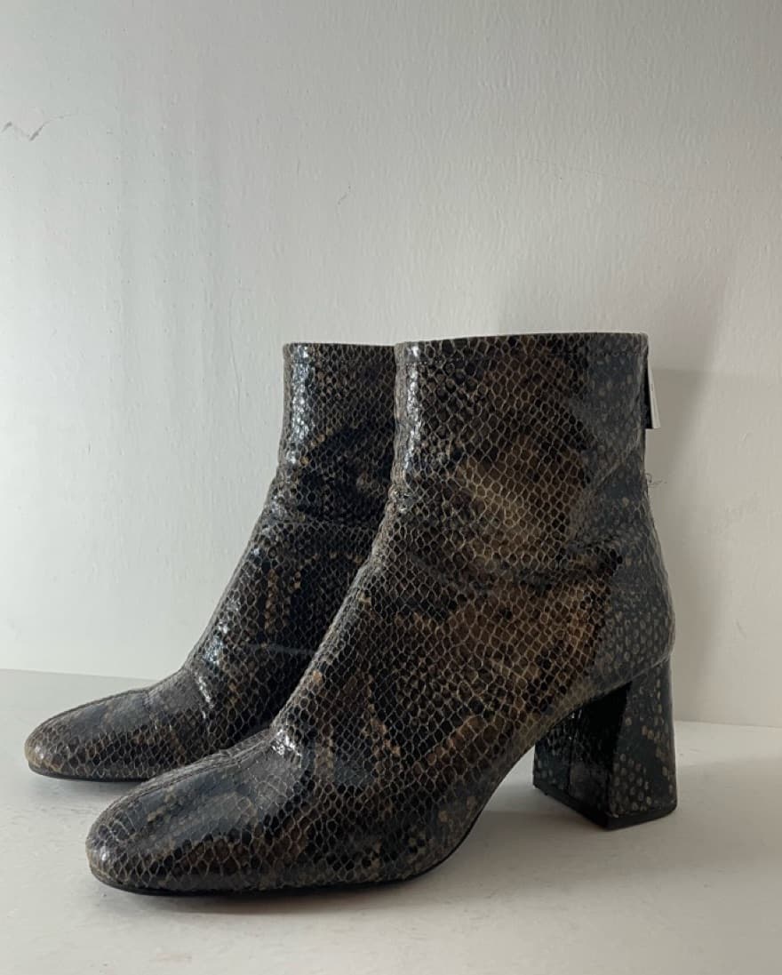Snakeskin Boots - Image 1