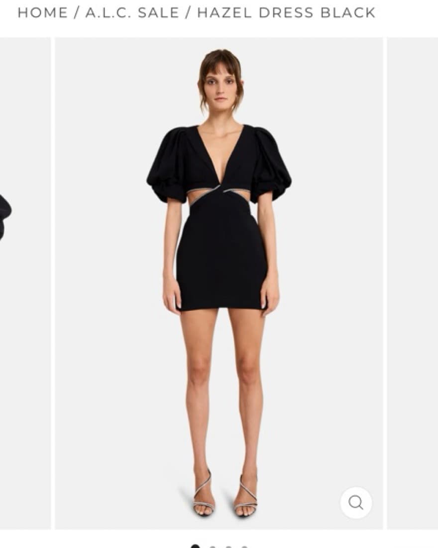 ALC Black Cut Out Dress  - Image 1