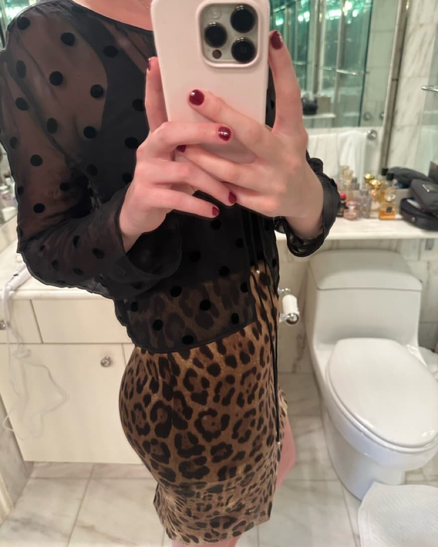 Dolce & Gabbana leopard skirt - Image 3