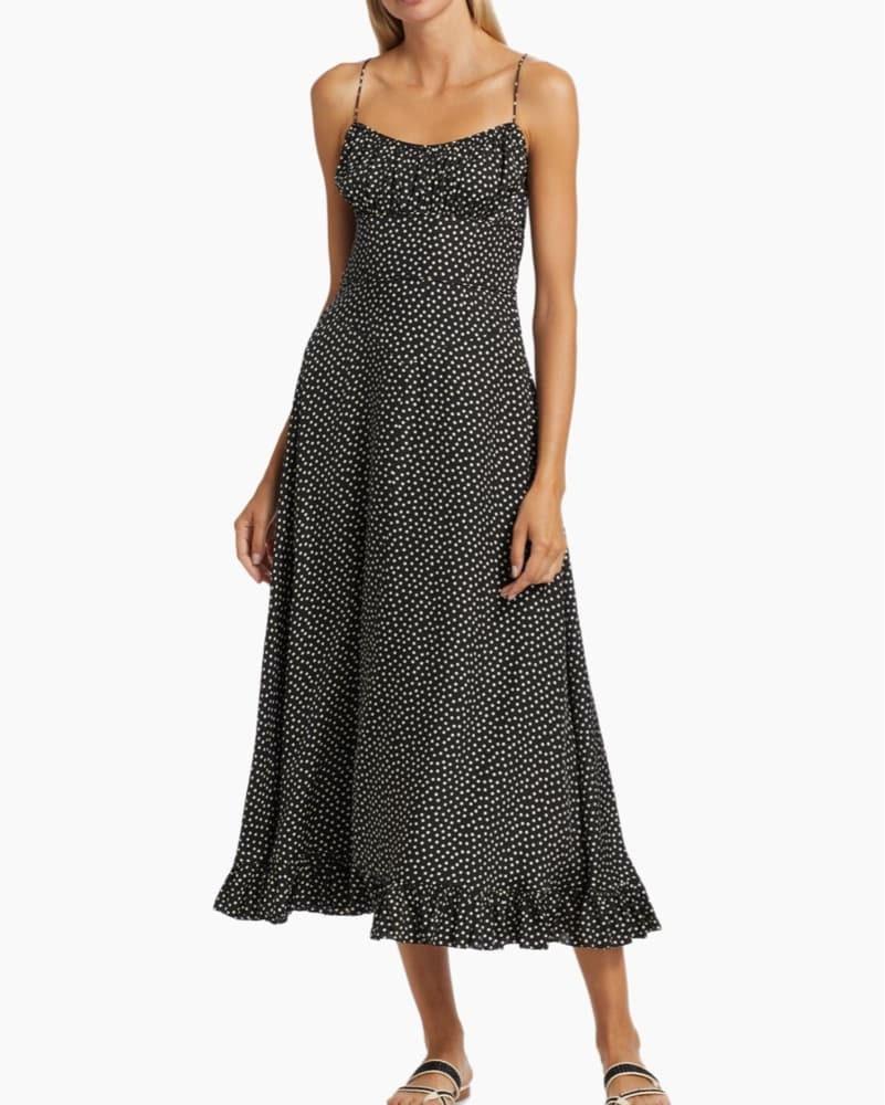 Doen Rosaria Dotted Silk Dress - Image 1