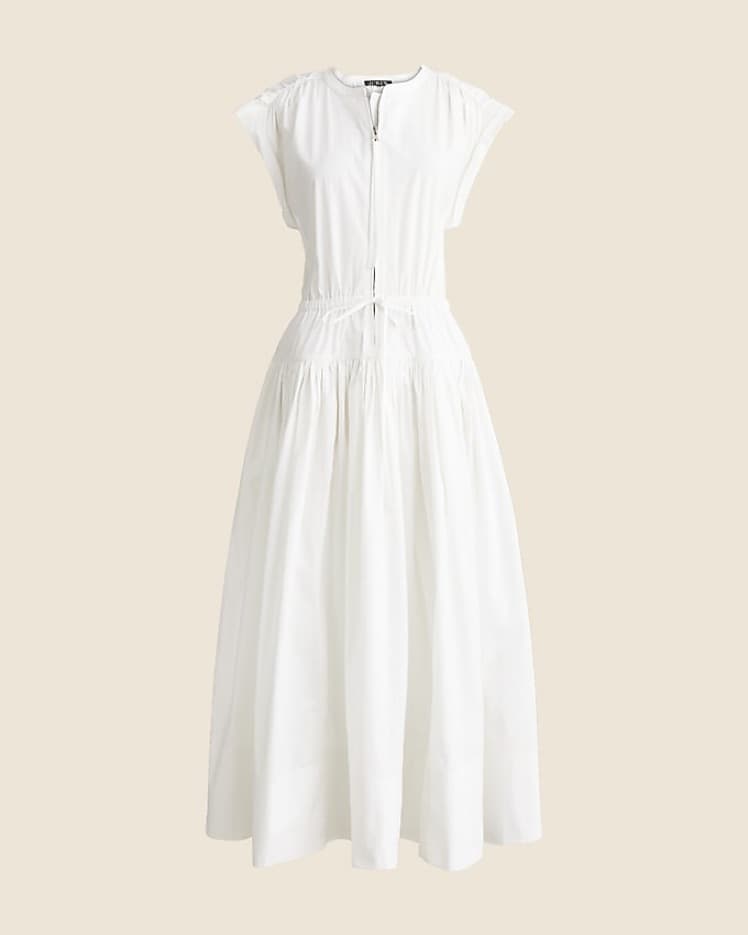 Chic White Midi Dress - Image 1