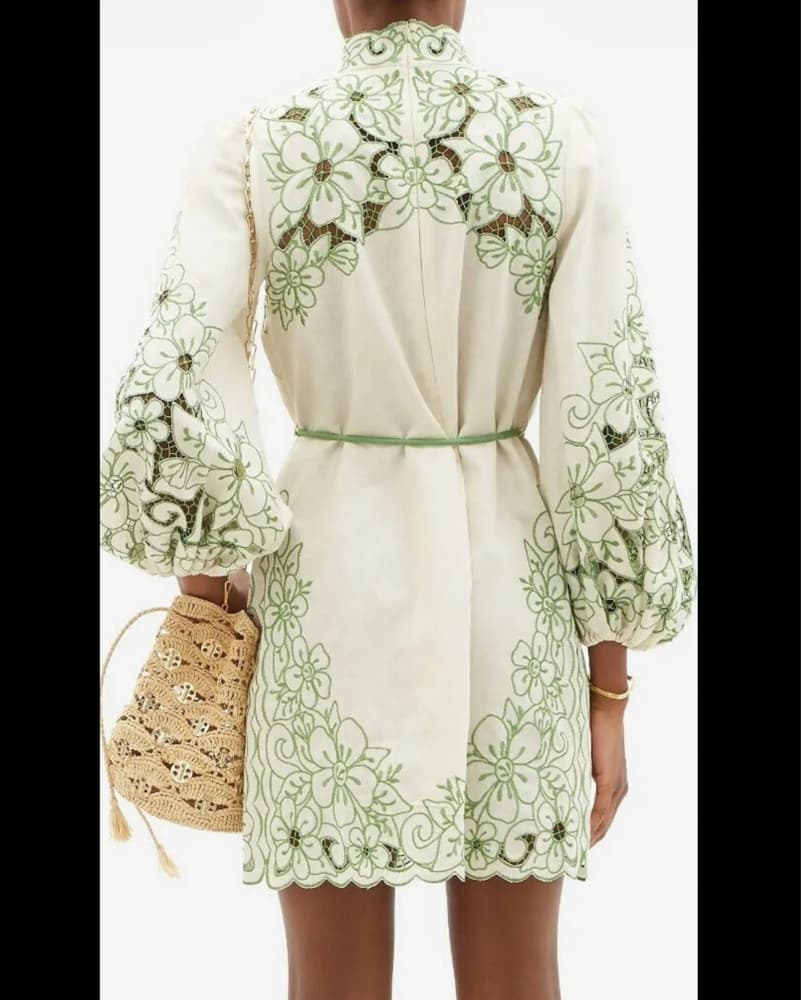 Zimmermann Teddy Floral Linen Dress  - Image 2
