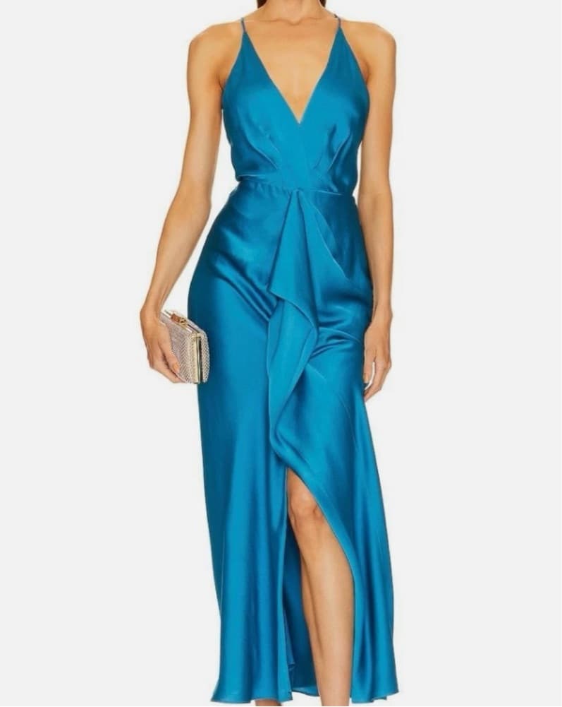 Simkhai Giana Gown - Ocean Blue - Image 1