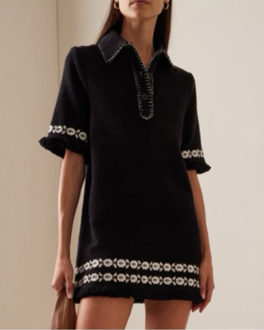 Sea Katya Embroidered Cotton Mini - Image 1