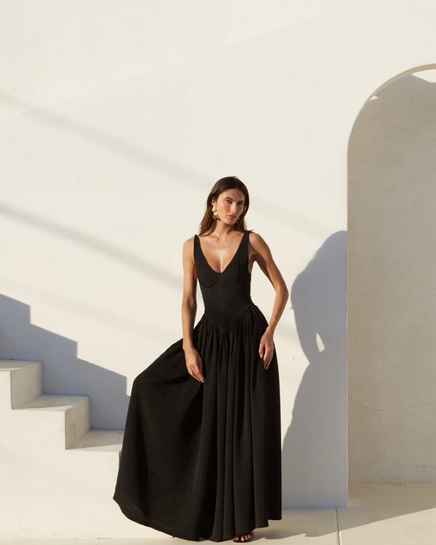 Delfi Isodora Dress Black - Image 3