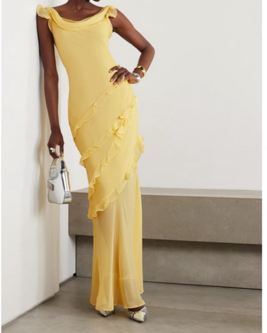 Yellow Saloni Gown - Image 2