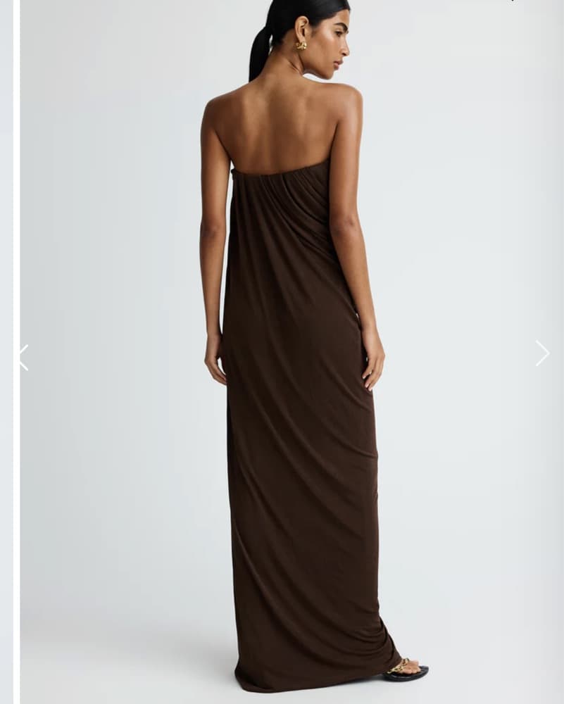Anna Quan Espresso Brown Maxi Dress - Image 4