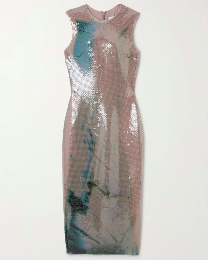 16ARLINGTON sequined midi dress XS-M - Image 4