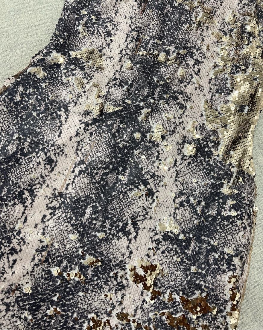 Top Shop Snake Skin Sequin Dress - Image 4