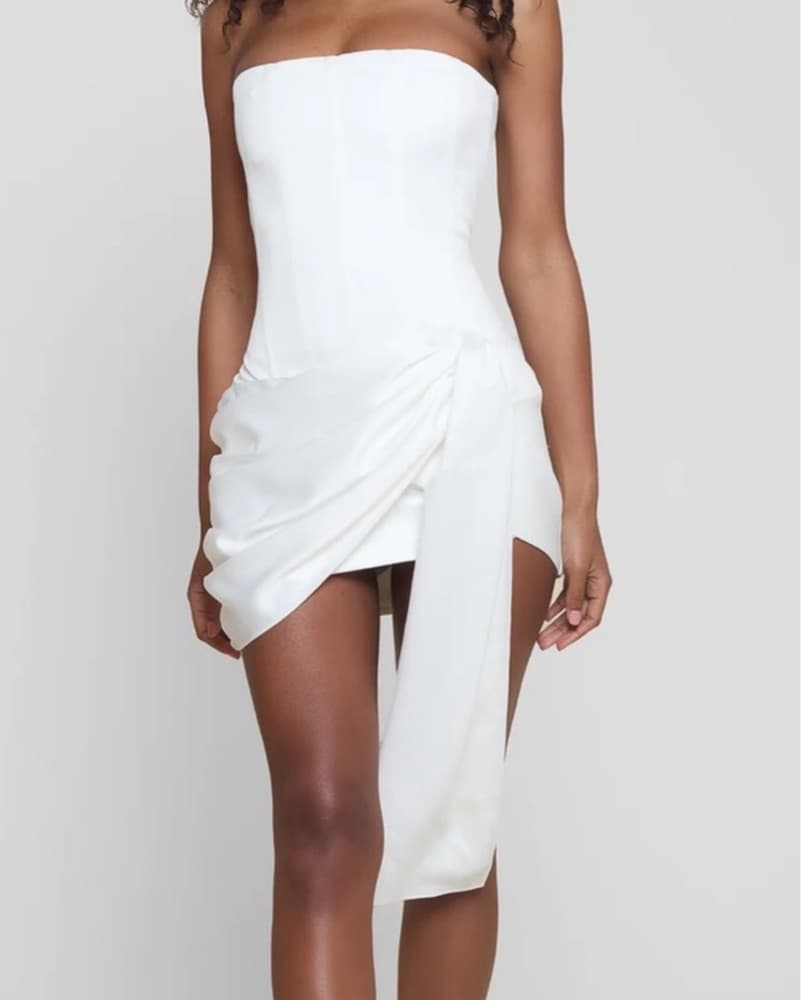 Solara Satin Corset Dress - Image 1