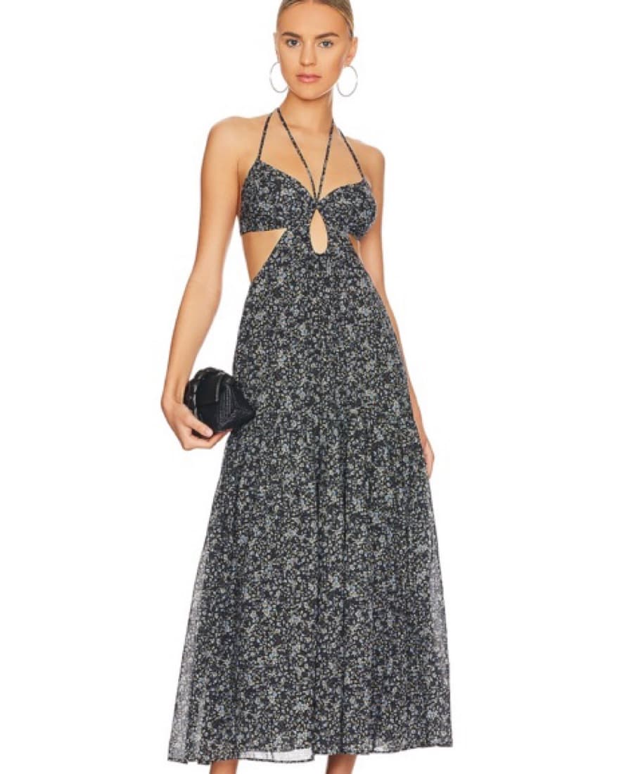 Revolve Cutout Floral Maxi Dress - Image 1