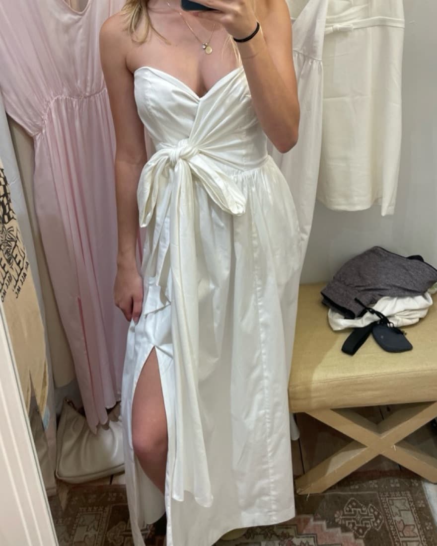 French Connection White Maxi Dress - Image 2