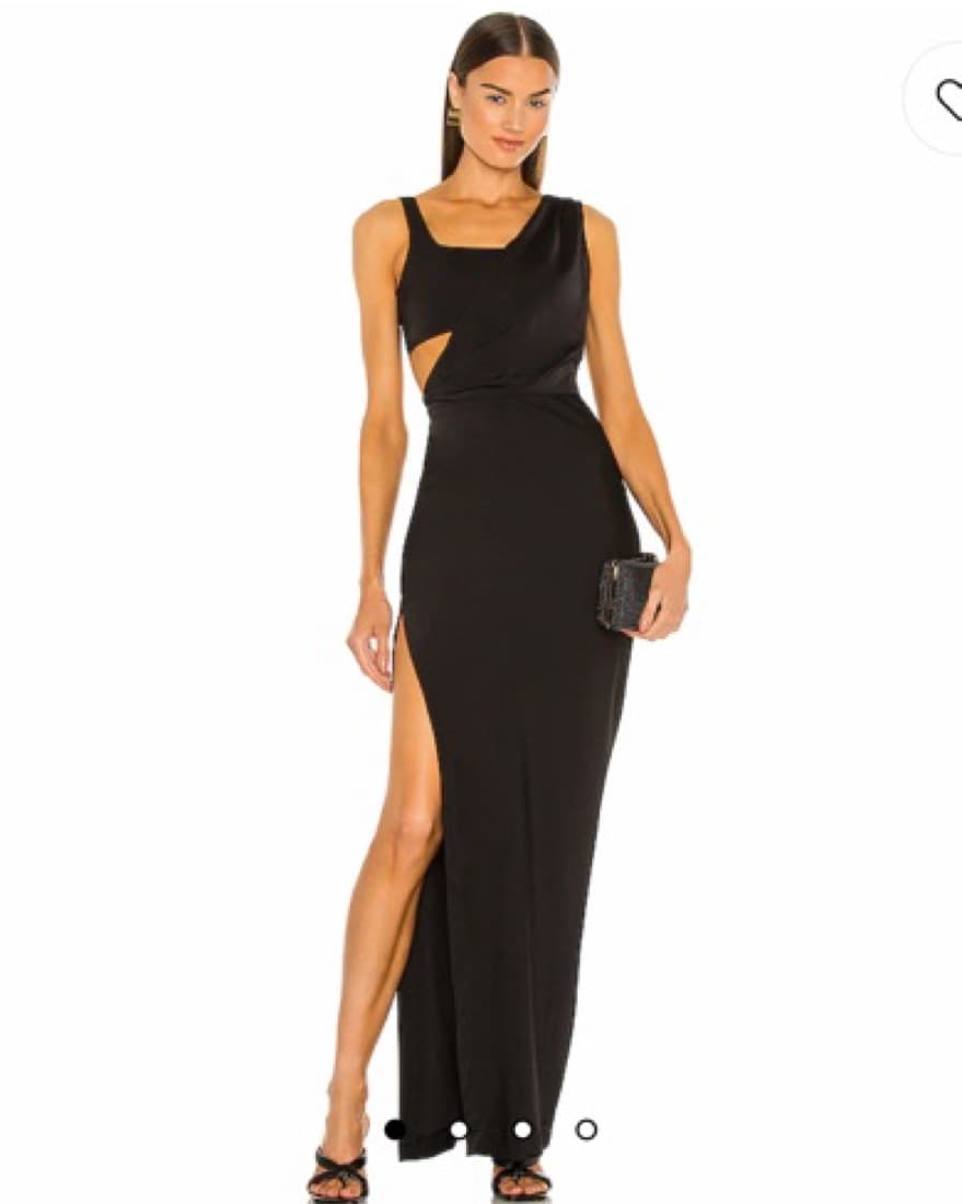 NBD Black Cutout Gown - Image 1