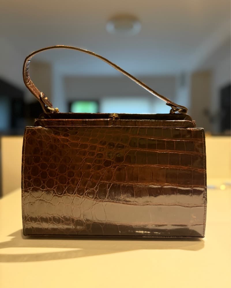 Vintage Alligator Purse - Image 2
