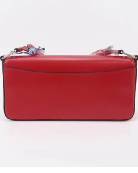 Prada Red Patent Leather Clutch - Image 2