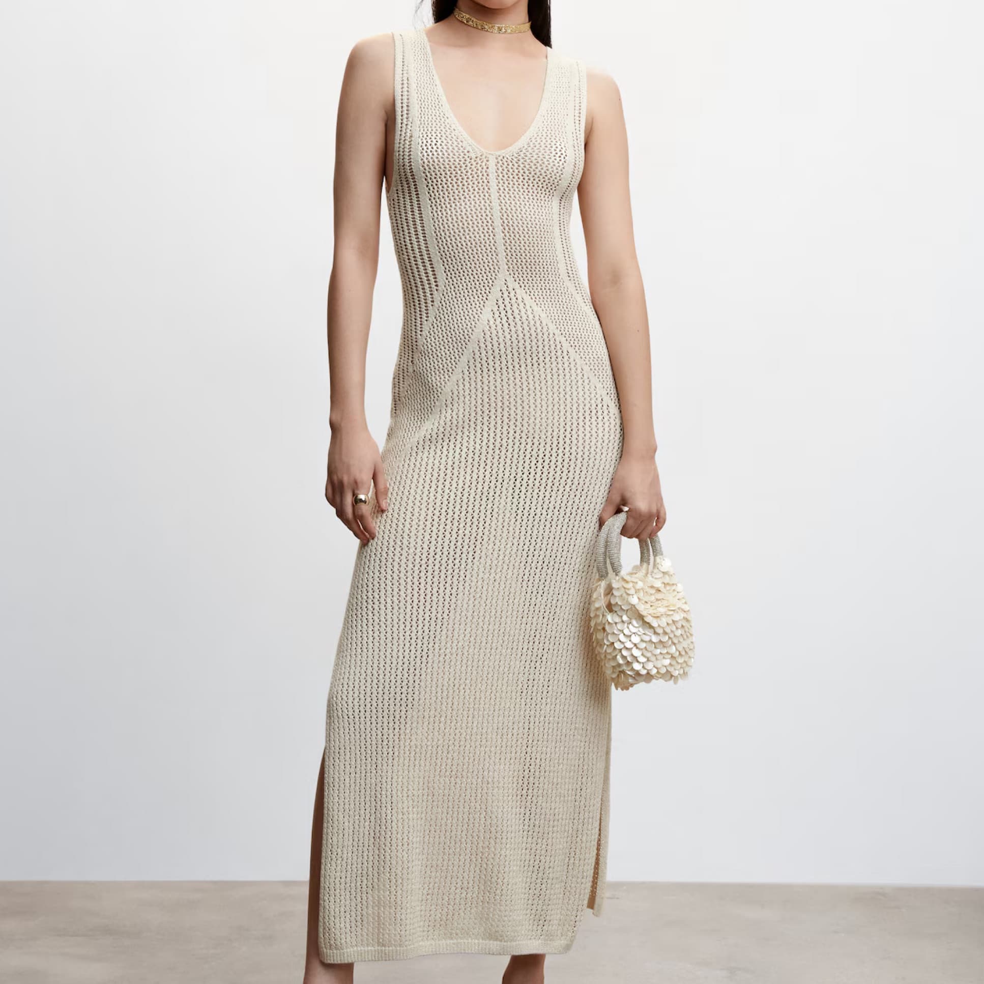 knit maxi dress - Image 1
