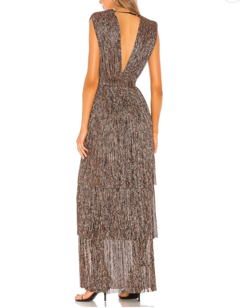 Sabina Musayev Skylar Gown In Bronze - Image 3
